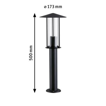 Paulmann 94737 - LED 1xE27/4,3W IP44 Вулична лампа CLASSIC 230V