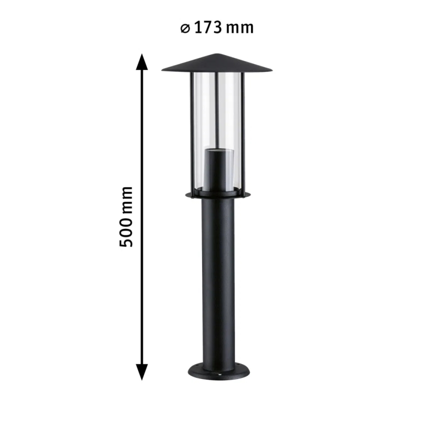 Paulmann 94737 - LED 1xE27/4,3W IP44 Вулична лампа CLASSIC 230V