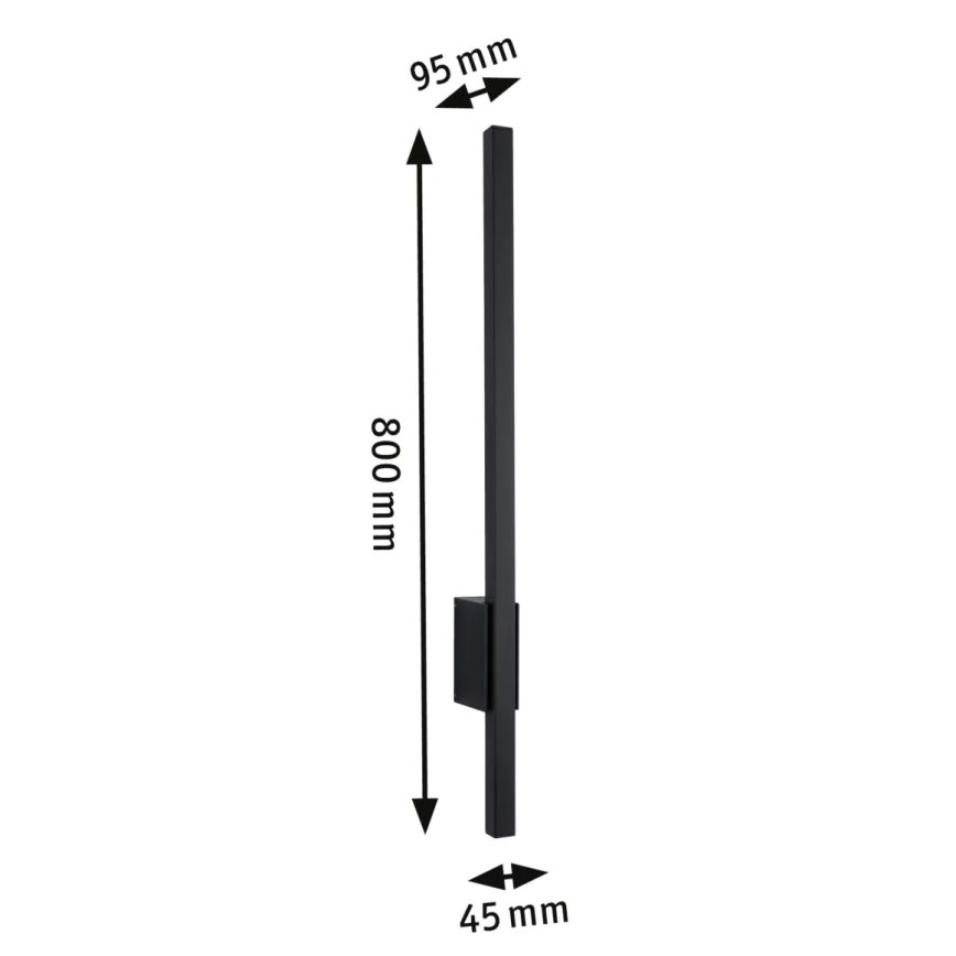 Paulmann 94742 - LED/11,5W IP44 Вуличний настінний світильник STAN 230V