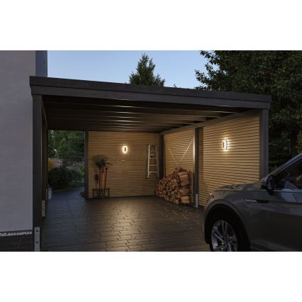 Paulmann 94957 - LED/18,5W IP65 Димований зовнішній настінний світильник ELUNOR 230V 2200/3000/4000K антрацит
