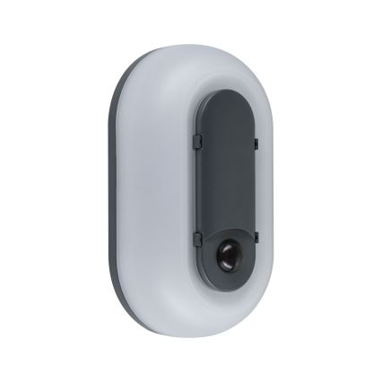Paulmann 94958 - LED/18,5W IP65 Диммируемый наружный настенный светильник с датчиком движения и сумерек ELUNOR 230V 2200/3000/4000K антрацит