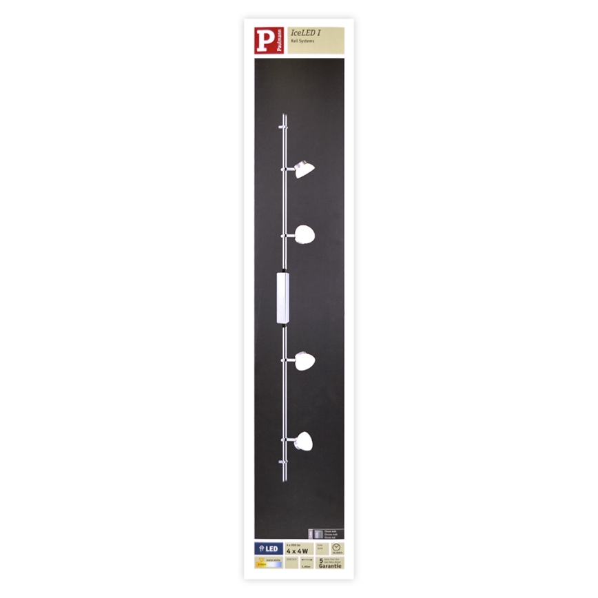 Paulmann 95194 - 4xLED/4W Точковий світильник ICE 230V