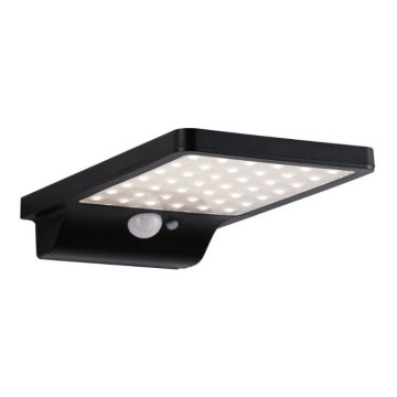 Paulmann 95393 - LED/4W IP44 Настенный светильник на солнечной батарее с регулированием яркости и датчиком SOLVEIG 3,7V