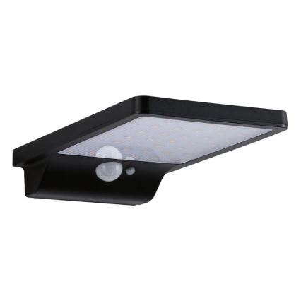 Paulmann 95393 - LED/4W IP44 Настенный светильник на солнечной батарее с регулированием яркости и датчиком SOLVEIG 3,7V 2000 mAh