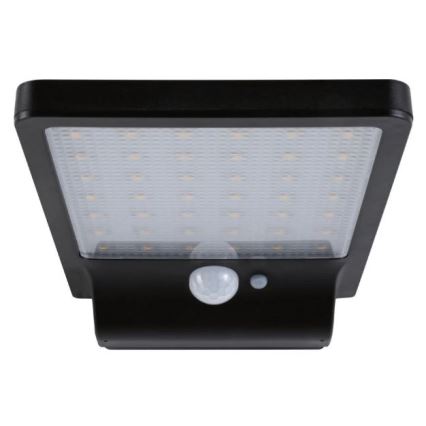 Paulmann 95393 - LED/4W IP44 Настінний світильник на сонячній батареї з регулюванням яскравості та датчиком SOLVEIG 3,7V