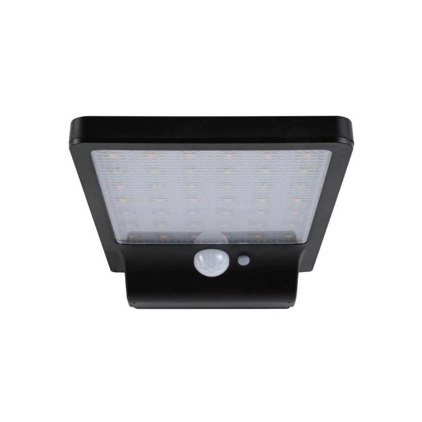 Paulmann 95393 - LED/4W IP44 Настінний світильник на сонячній батареї з регулюванням яскравості та датчиком SOLVEIG 3,7V
