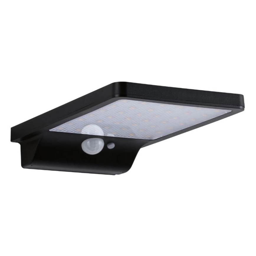 Paulmann 95393 - LED/4W IP44 Настінний світильник на сонячній батареї з регулюванням яскравості та датчиком SOLVEIG 3,7V