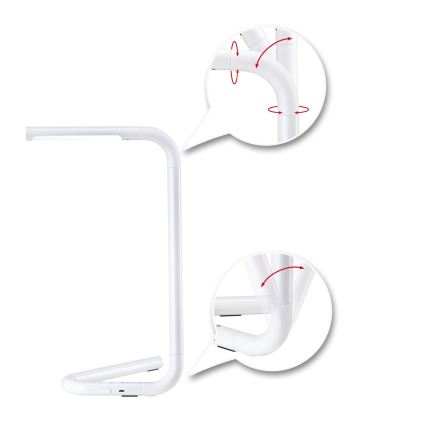 Paulmann 95423 - LED/4,5W Сенсорна настільна лампа з регулюванням яскравості FLEXLINK 5V/USB 4400 mAh білий