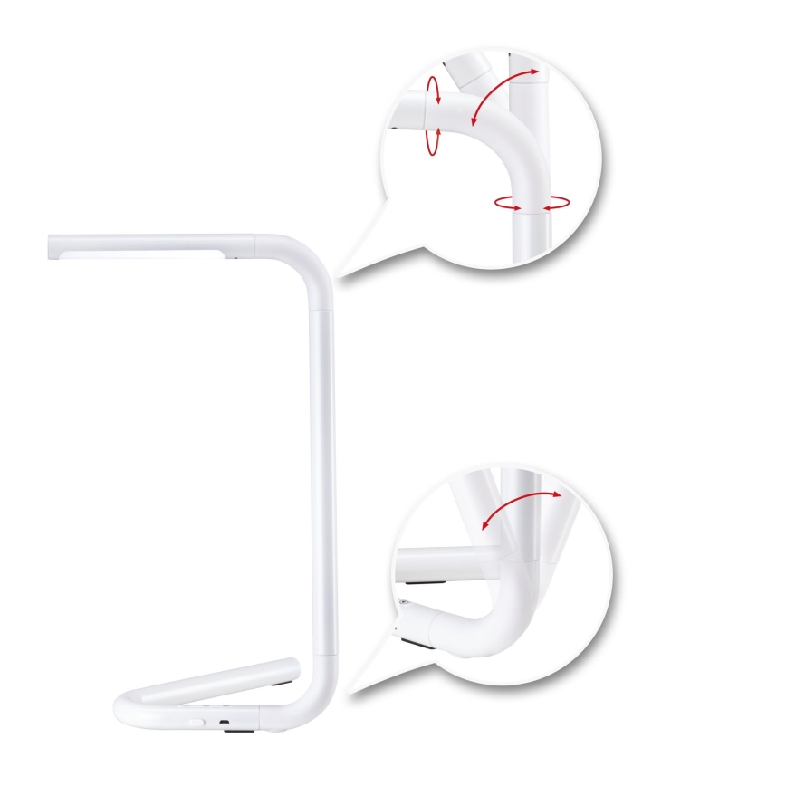 Paulmann 95423 - LED/4,5W Сенсорна настільна лампа з регулюванням яскравості FLEXLINK 5V/USB 4400 mAh білий
