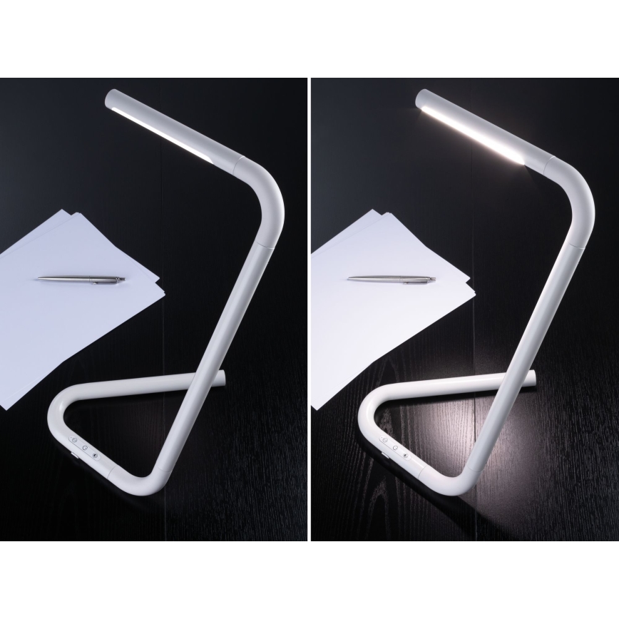 Paulmann 95423 - LED/4,5W Сенсорна настільна лампа з регулюванням яскравості FLEXLINK 5V/USB 4400 mAh білий