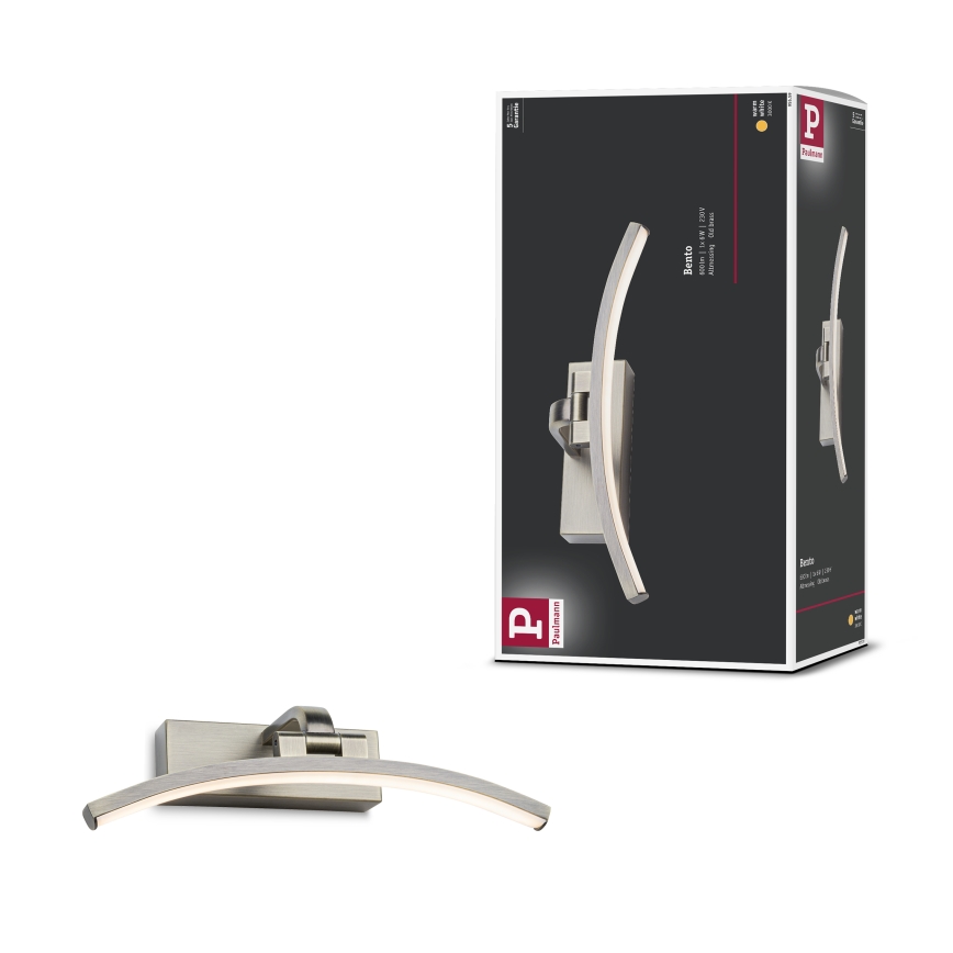Paulmann 95559 - LED-подсветка для картин BENTO, 6 Вт, 230 В, 30 см, латунь