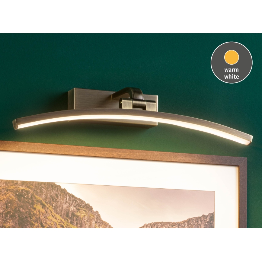 Paulmann 95560 - LED/8,5W Светильник для картин BENTO 230V 40 cm латунь