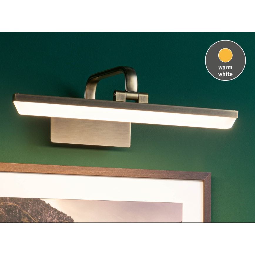 Paulmann 95569 - LED/9,5 Вт подсветка для картин RENAN 230 В 40 см латунь