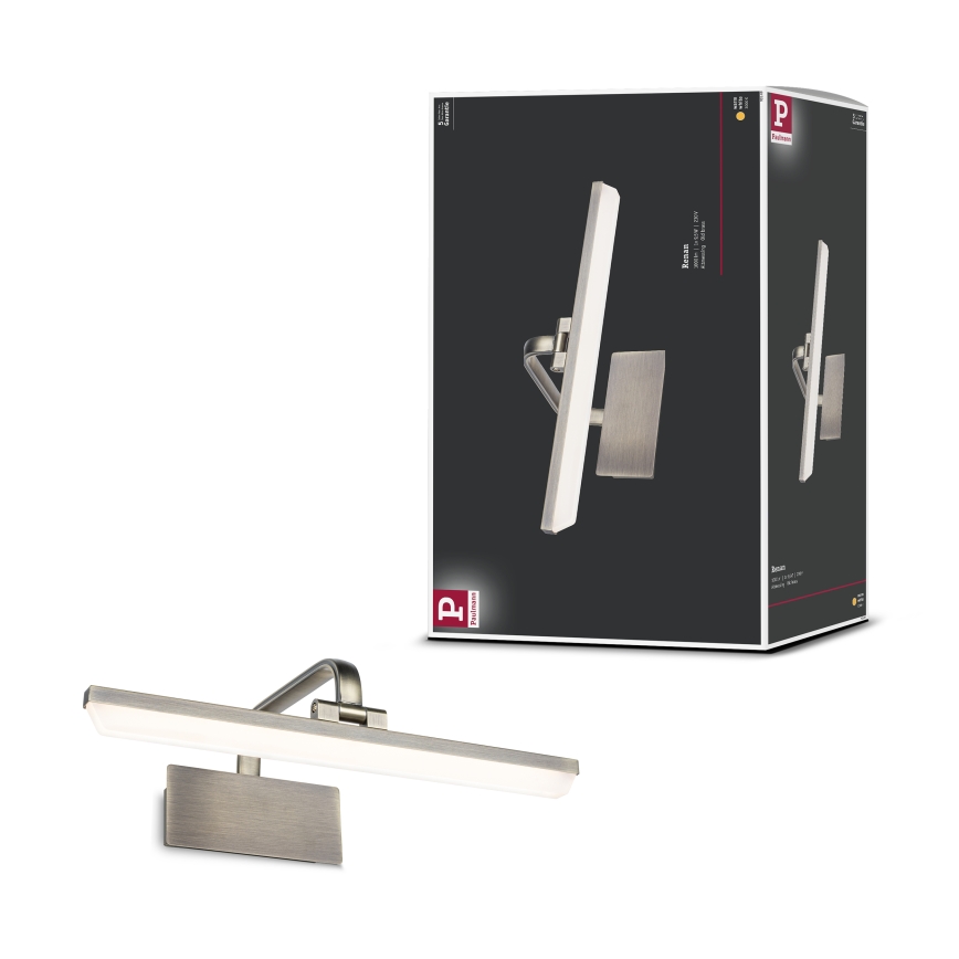 Paulmann 95569 - LED/9,5W Настінний світильник для картин RENAN 230V 40 cm латунь