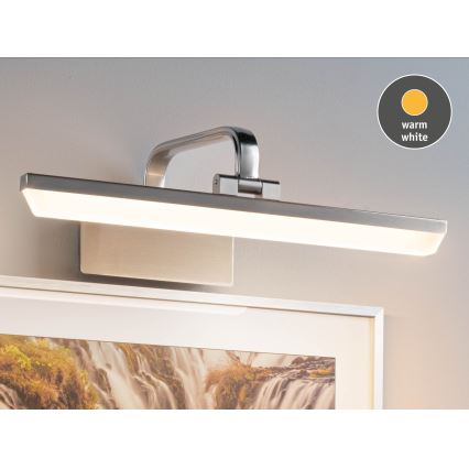 Paulmann 95572 - LED 9,5 Вт світильник для картин RENAN, 230 В, 40 см, матовий хром
