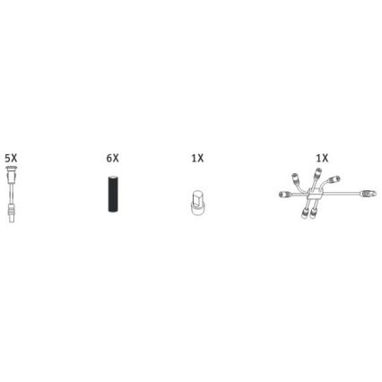 Paulmann 98892 - Додатковий НАБІР 5X LED/0,16W IP67 Вуличні врізні світильники MICRO 12V