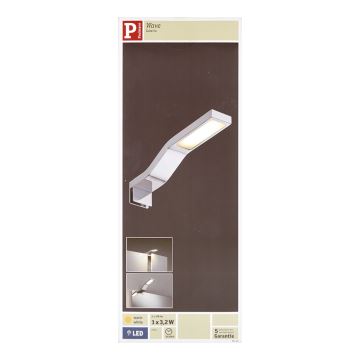 Paulmann 99100 - LED/3,2W Подсветка для зеркала в ванной комнате GALERIA 230V IP44
