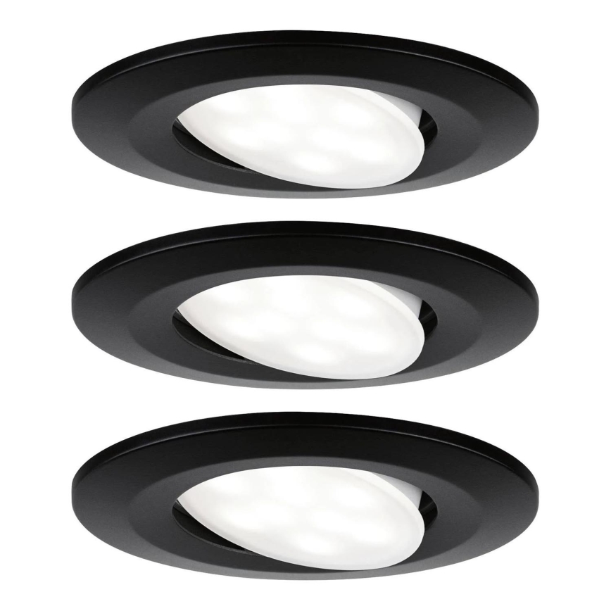 Paulmann 99991 - НАБОР 3xLED/6W IP65 Встроенный светильник для ванной комнаты CALLA 230V