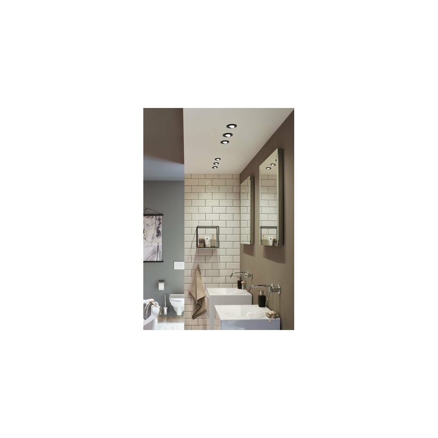 Paulmann 99991 - НАБОР 3xLED/6W IP65 Встроенный светильник для ванной комнаты CALLA 230V