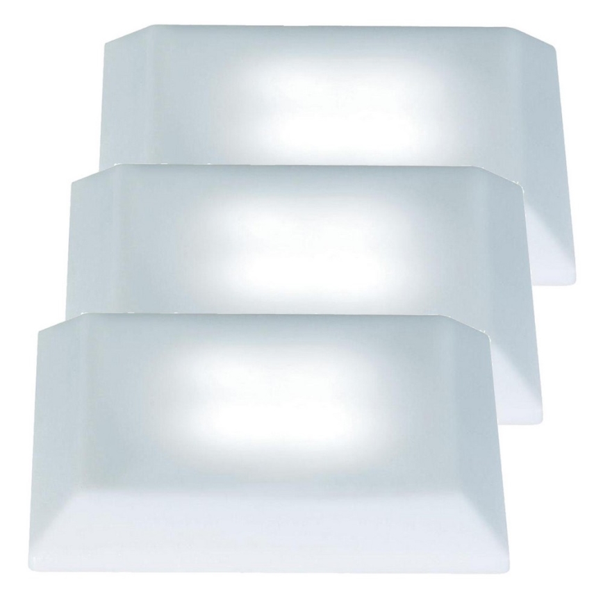 Paulmann - Nice Price 3629 - НАБІР 3xLED/0,3W IP44 Вбудований підлоговий світильник 12V