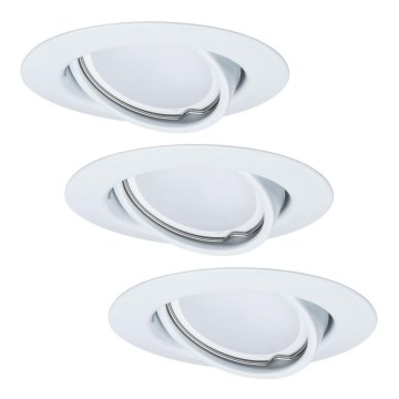 Paulmann - TIP 3975 - НАБІР 3xLED/4,8W Стельовий вбудований світильник з регулюванням яскравості 230V