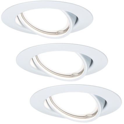 Paulmann - TIP 3975 - НАБІР 3xLED/4,8W Стельовий вбудований світильник з регулюванням яскравості 230V