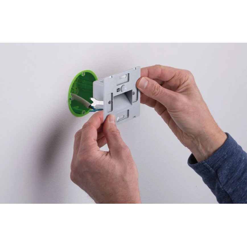 Paulmann  93133 - LED/1,2W Сходовий світильник з датчиком EDGE 230V білий