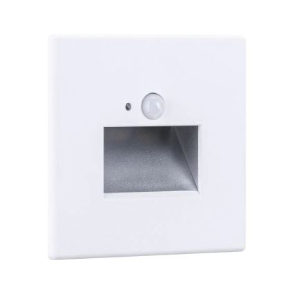 Paulmann  93133 - LED/1,2W Сходовий світильник з датчиком EDGE 230V білий