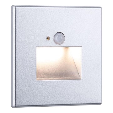Paulmann  93134 - LED/1,2W Лестничный светильник с датчиком EDGE 230V матовый хром