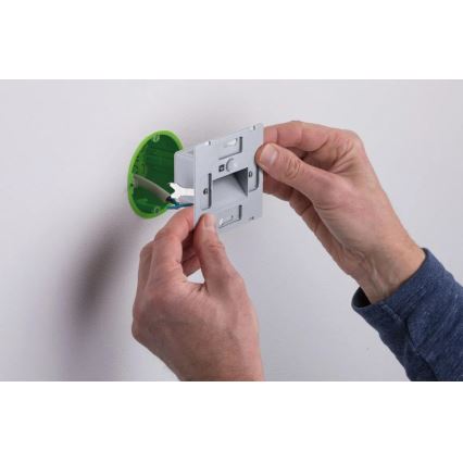 Paulmann  93135 - LED/1,2W Сходовий світильник з датчиком EDGE 230V чорний