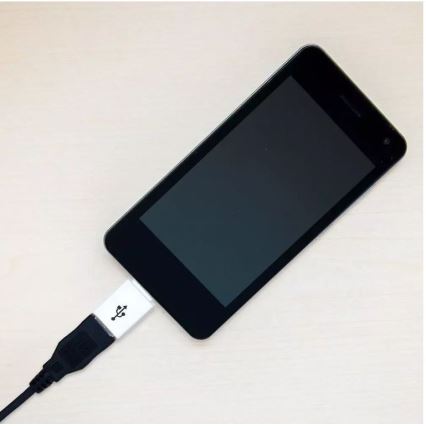 Переходник Micro USB - Type C белый