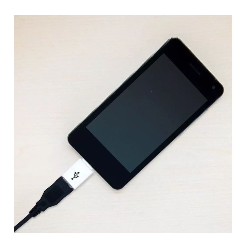 Переходник Micro USB - Type C белый