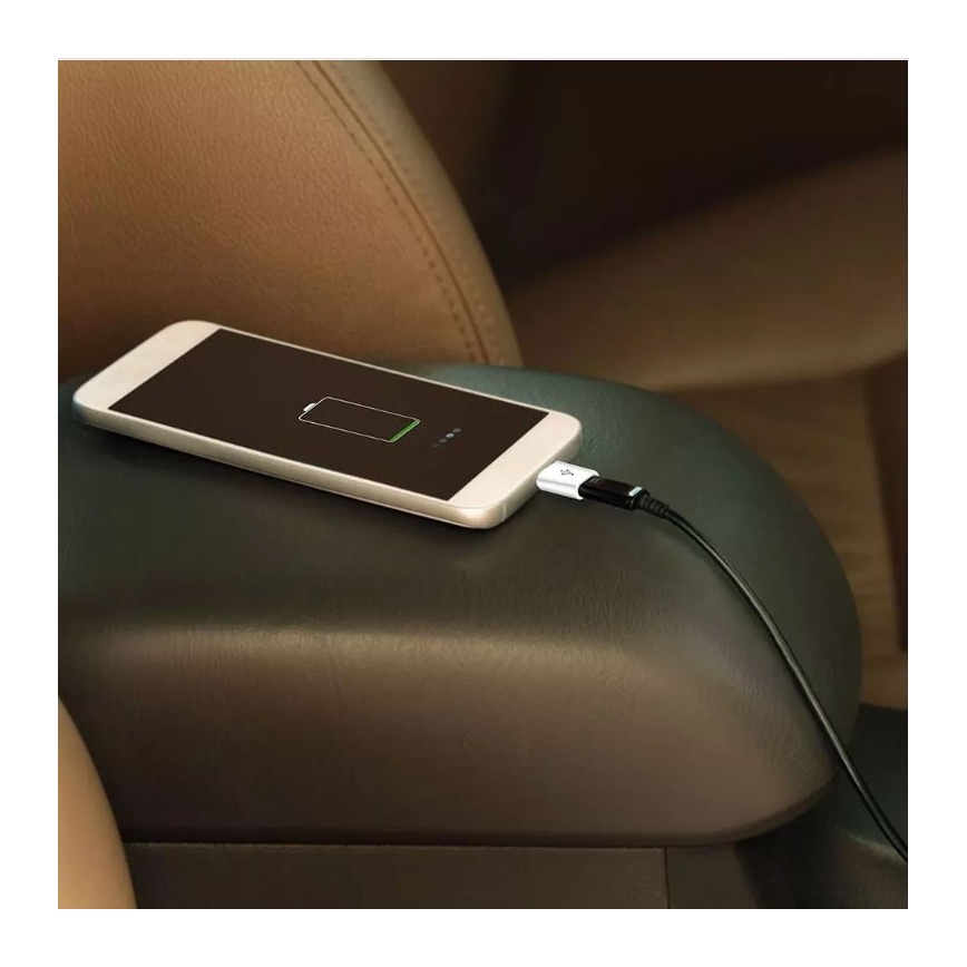 Переходник Micro USB - Type C белый