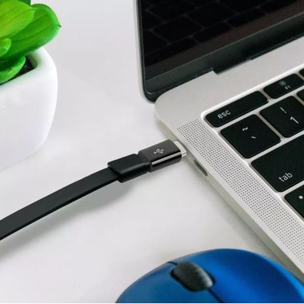 Переходник Micro USB - Type C черный