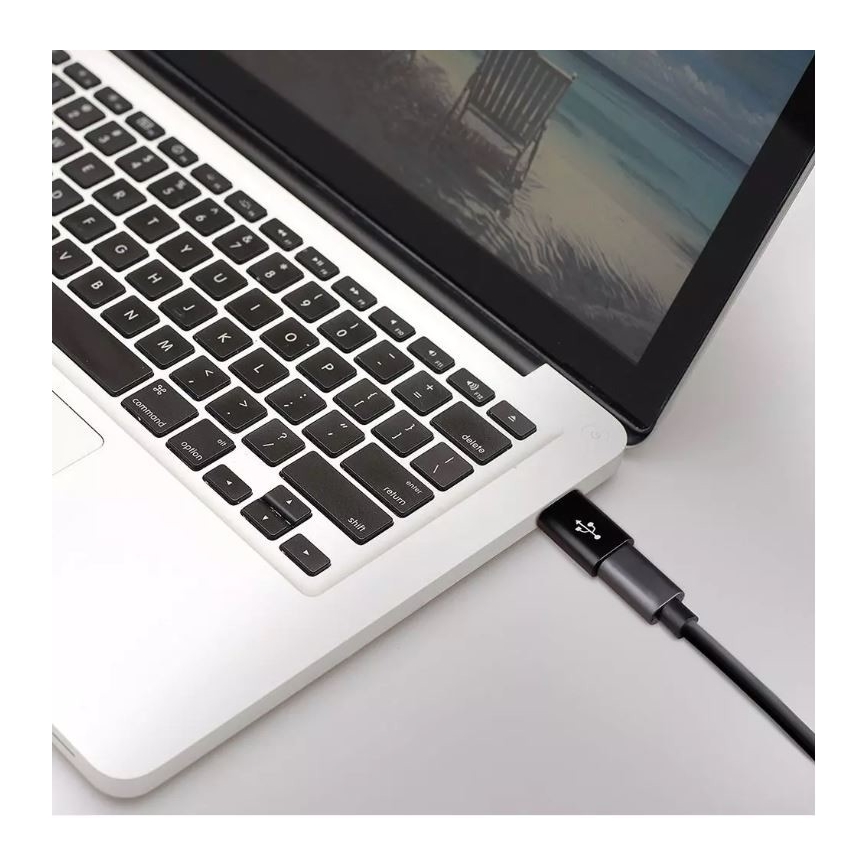 Переходник Micro USB - Type C черный