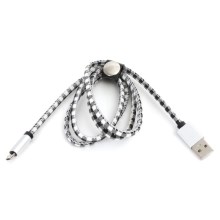 Переходной USB-кабель USB A / Micro USB 1м белый