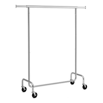 Передвижная напольная вешалка JEAN 110/150x160x45 см серебристая