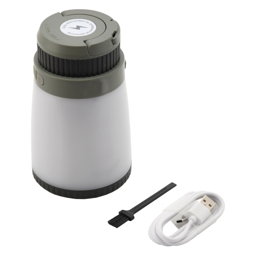 Переносна акумуляторна LED лампа зі знищувачем комах LED/2W/1800mAh/3xAAA IPX4 зелений