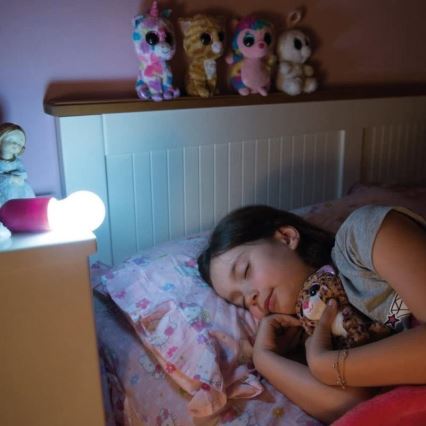Переносна LED лампа LED/1W/3xAAA рожевий