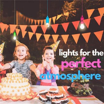 Переносна LED лампа LED/1W/3xAAA рожевий