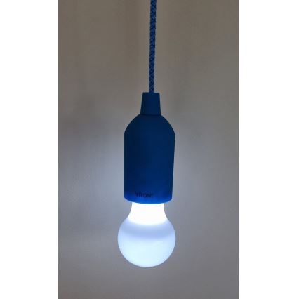 Переносна LED лампа LED/1W/3xAAA синій