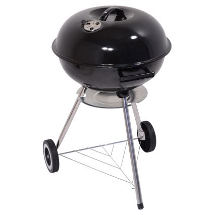 Переносний гриль на вугілля чорний