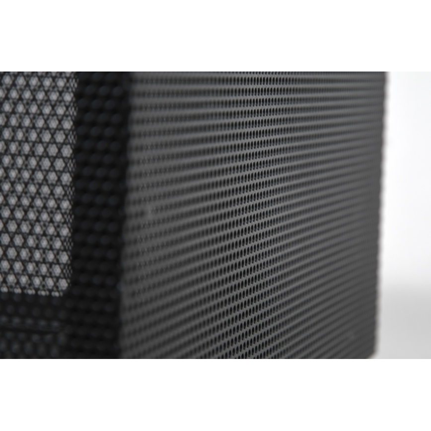 Переносний гриль-вогнище на дровах з решіткою чорний