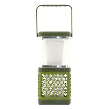 Переносна акумуляторна LED лампа зі знищувачем комах LED/3W/1800mAh зелений