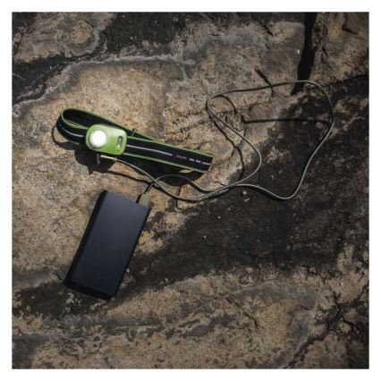 Перезаряджуваний налобний світлодіодний ліхтар LED/USB 1600 mAh IPX6