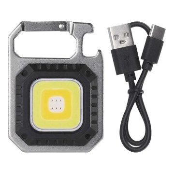 Перезаряджуваний світлодіодний ліхтар LED/USB/3,7 В IP44 — 750 лм, 400 мА·год