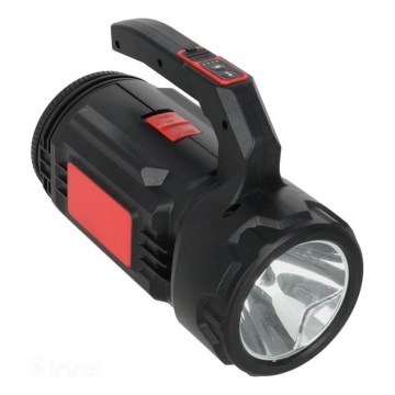 Перезаряжаемый LED-фонарь, 5 В, 500 лм, 1200 мА·ч, чёрный