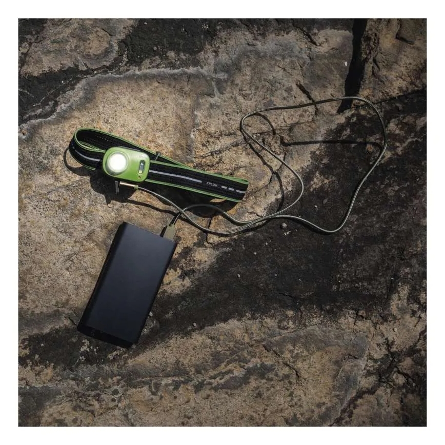 Перезаряжаемый налобный фонарь LED/USB 1600 mAh IPX6