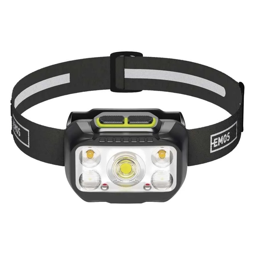 Перезаряжаемый налобный фонарь с регулировкой яркости LED/3xAAA/1000 mAh 3,7V