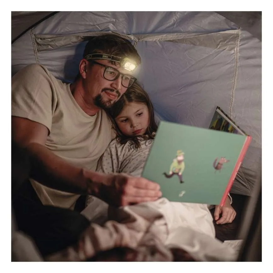 Перезаряжаемый налобный светодиодный фонарь LED/USB, IP43, 800 мА·ч